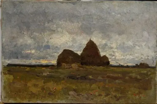 Căpițe în câmp, by Nicolae Grigorescu