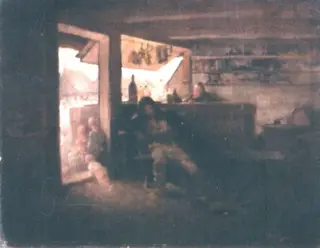 Cârciumă, by Nicolae Grigorescu, 1880