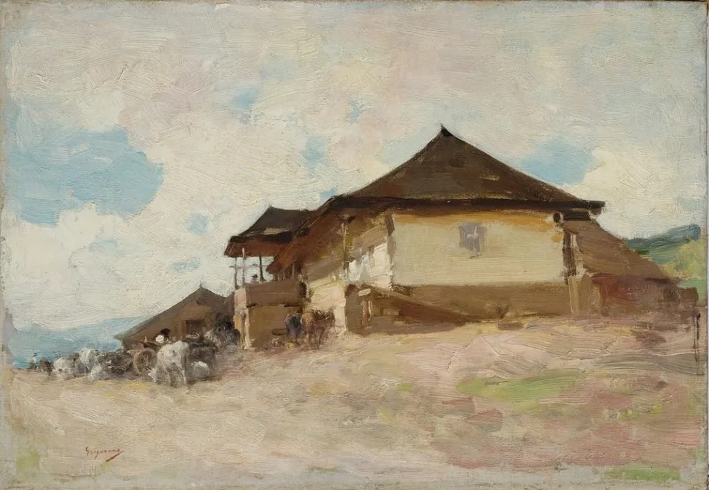 Cârciuma de la Orății, by Nicolae Grigorescu, unspecified, 1850