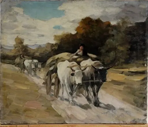 Care cu boi, by Nicolae Grigorescu