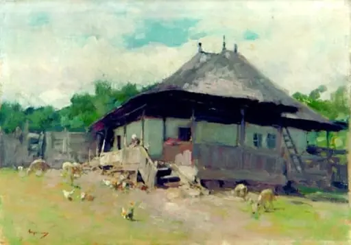 Casă la Câmpina, by Nicolae Grigorescu