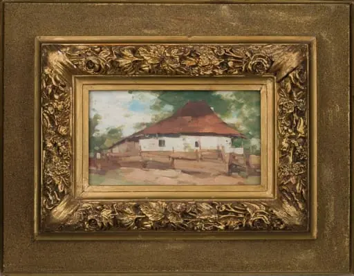 Casă la țară, by Nicolae Grigorescu