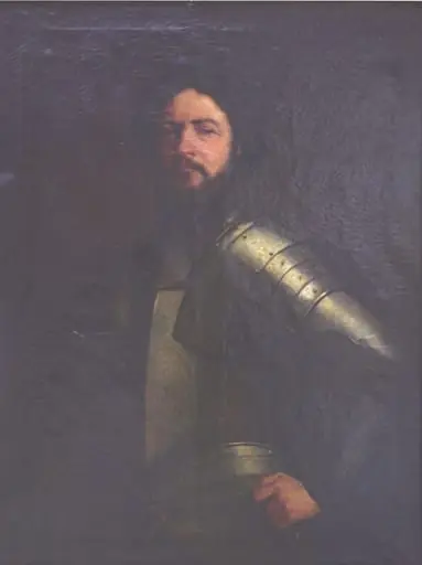 Cavaler în armură (Portret Ghica), by Nicolae Grigorescu