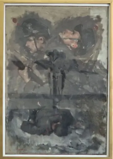Dorobanț la atac, by Nicolae Grigorescu