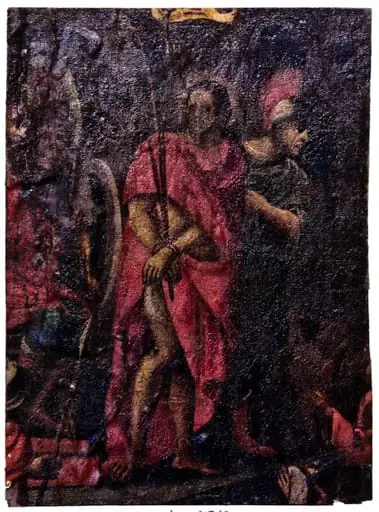 Icoană -Fragment din Epitaful de la Zamfira din Epitaful de la Zamfira,,, by Nicolae Grigorescu
