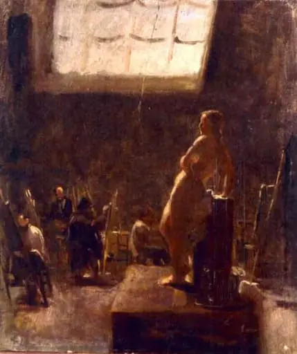 În atelier, by Nicolae Grigorescu