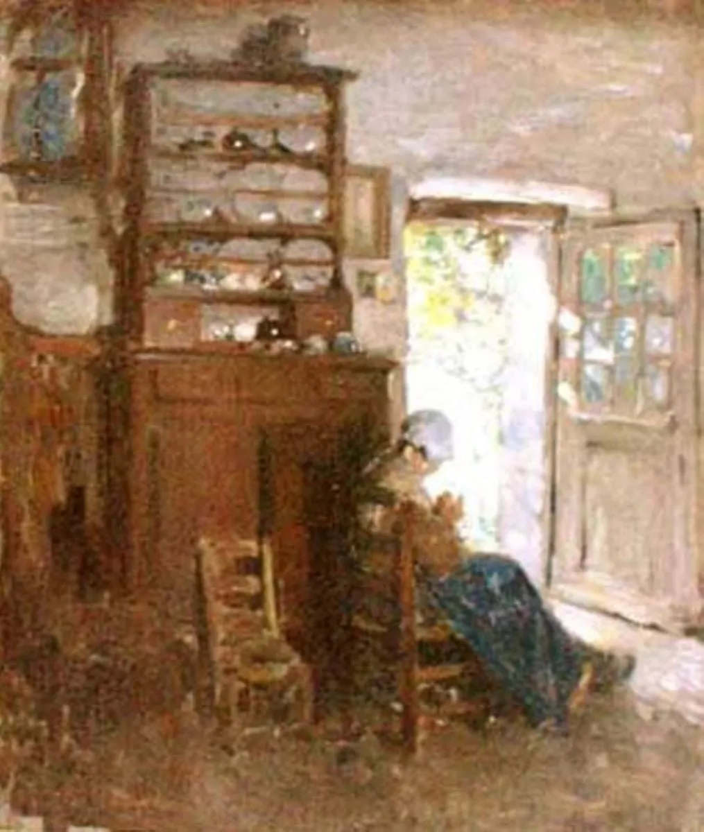 Interior la Vitre, by Nicolae Grigorescu, unspecified, 1850