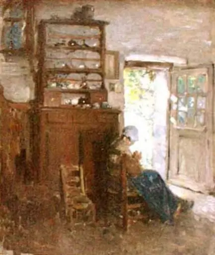 Interior la Vitre, by Nicolae Grigorescu