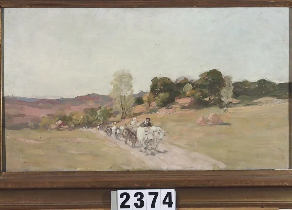 Întoarcerea spre casă, by Nicolae Grigorescu, unspecified