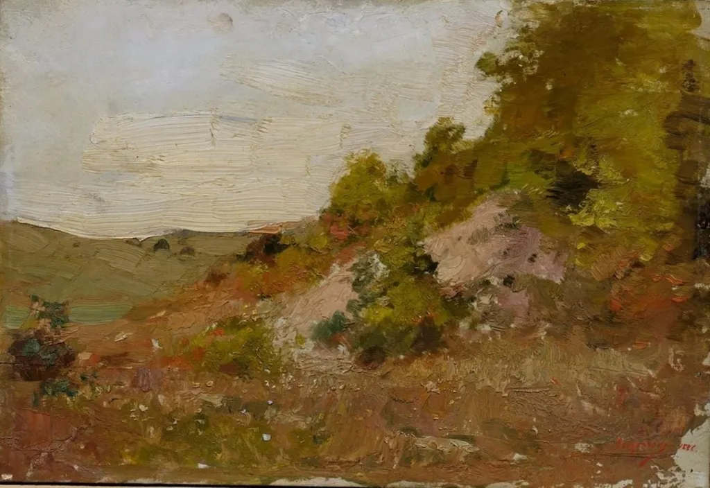 Pădurice cu dealuri, by Nicolae Grigorescu, 1896