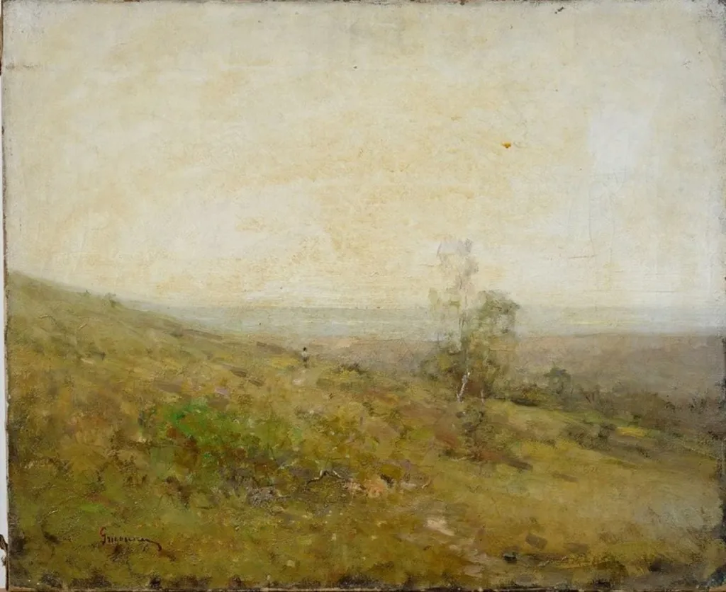 Peisaj, by Nicolae Grigorescu, 1890