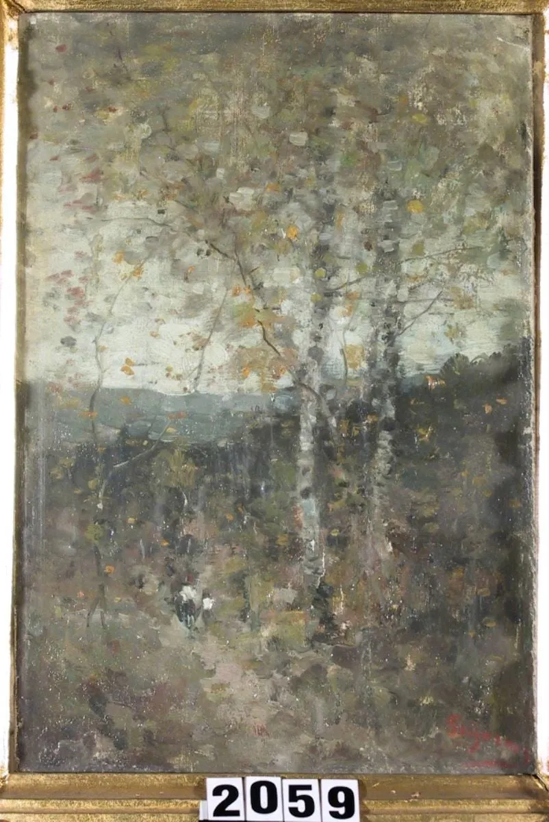 Peisaj de pădure, by Nicolae Grigorescu, 1882