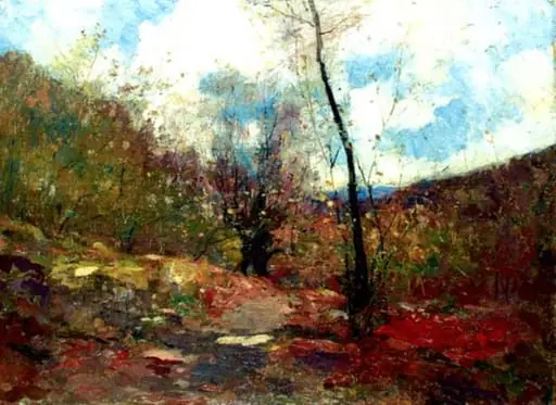 Peisaj la Posada, by Nicolae Grigorescu