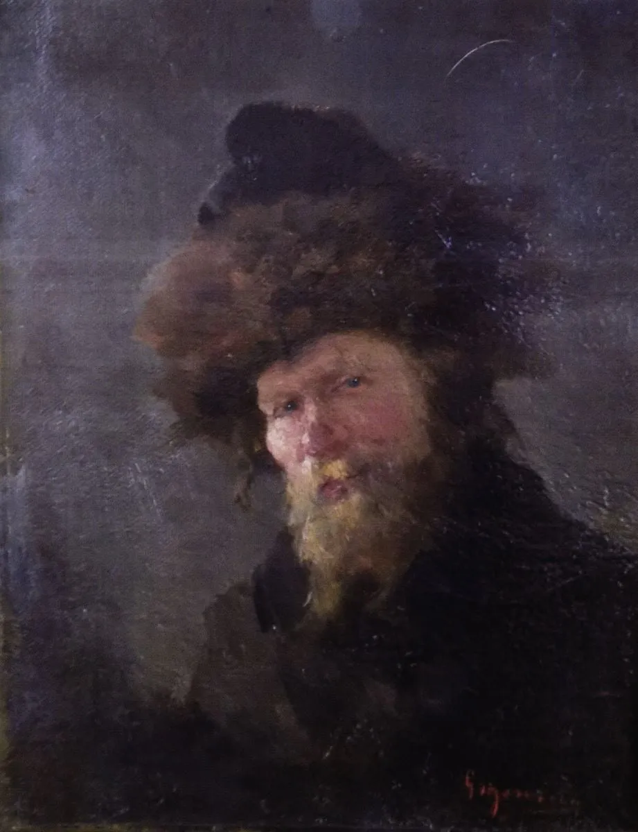 Portret de evreu, by Nicolae Grigorescu, unspecified, 1850
