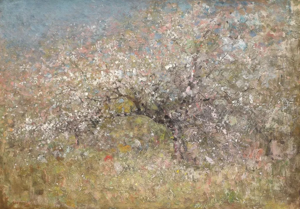 Primăvara, by Nicolae Grigorescu, 1882