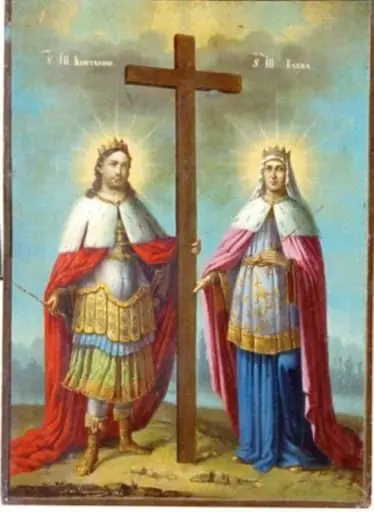Sfinții împărați Constantin și Elena, by Nicolae Grigorescu