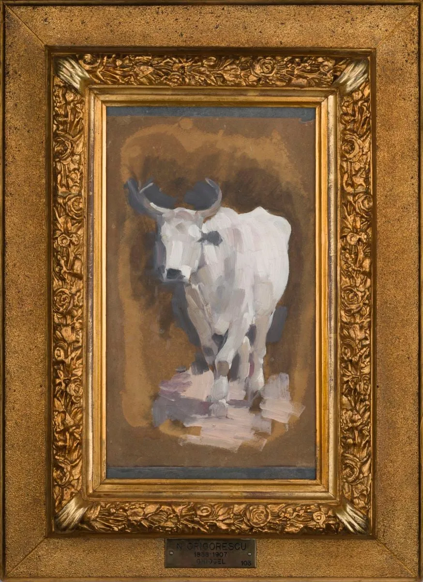 Studiu de bou, by Nicolae Grigorescu, 1882
