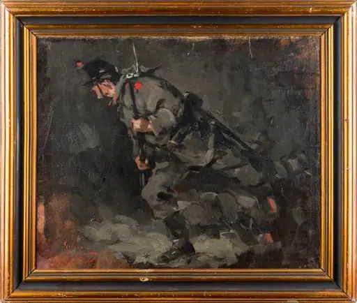 Studiu pentru atacul de la Smârdan, by Nicolae Grigorescu