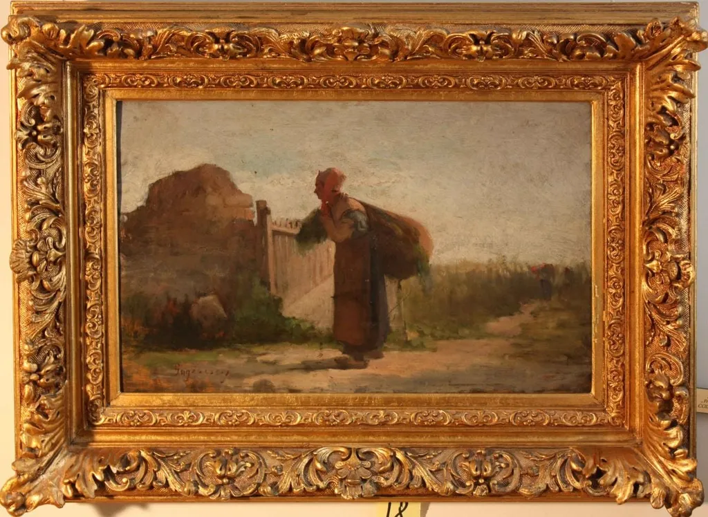 Țărancă franceză, by Nicolae Grigorescu, 1882