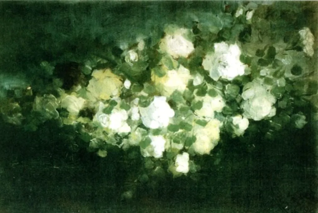 Trandafiri sălbatici, by Nicolae Grigorescu, unspecified, 1850