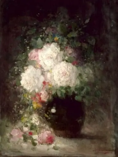 Vas cu flori, by Nicolae Grigorescu