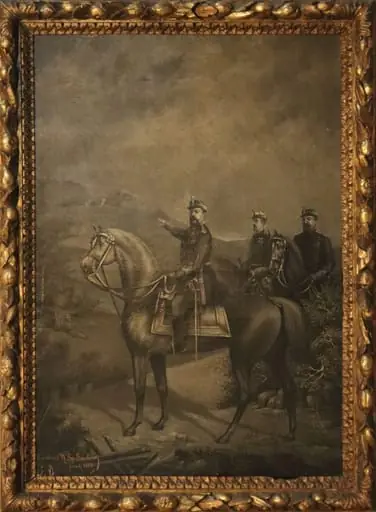 Generalul Cernat împreună cu Cerchez și Fălcoianu, by Nicolae Săulescu