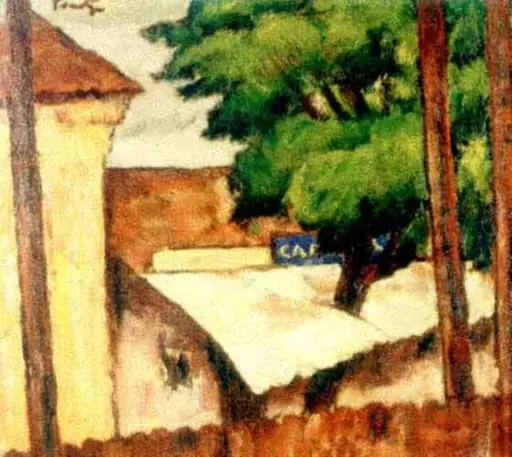 Cafeneaua mică - Balcic, by Nicolae Tonitza