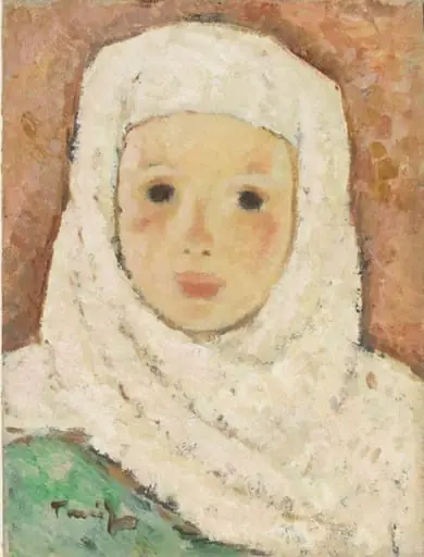 Cap de fată (Studiu), by Nicolae Tonitza