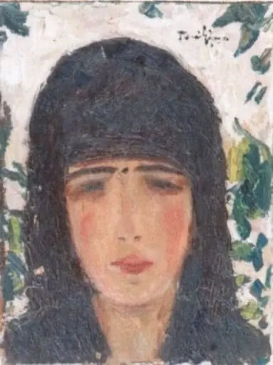 Cap de turcoaică, by Nicolae Tonitza