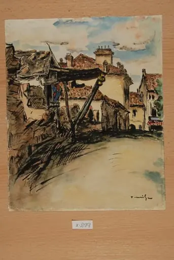 Case din Mangalia, by Nicolae Tonitza