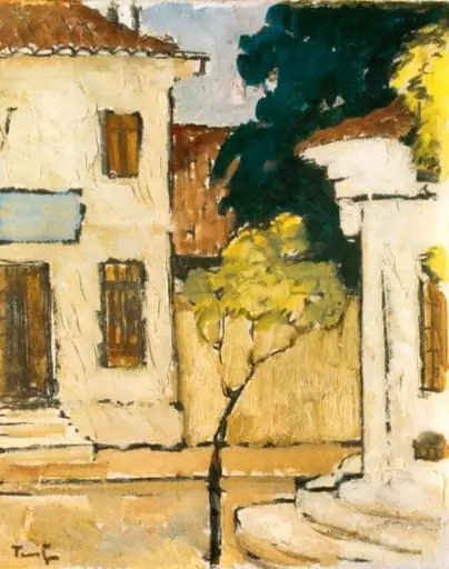 Case la Mangalia, by Nicolae Tonitza