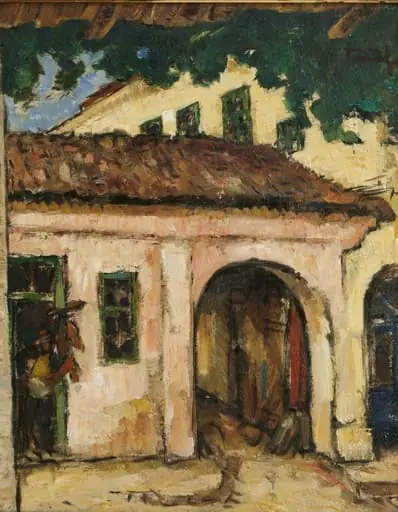 Case la Mangalia, by Nicolae Tonitza