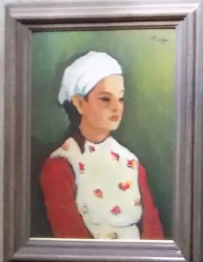 Fată cu basma, by Nicolae Tonitza