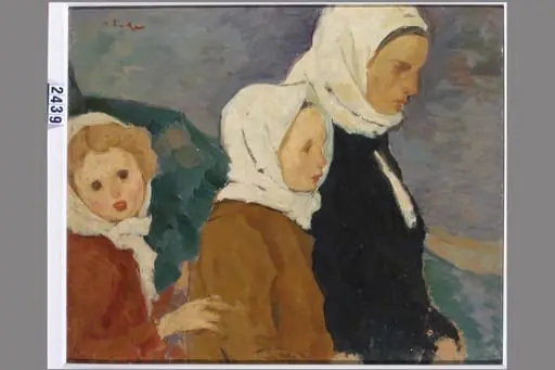 Femeie cu doi copii, by Nicolae Tonitza