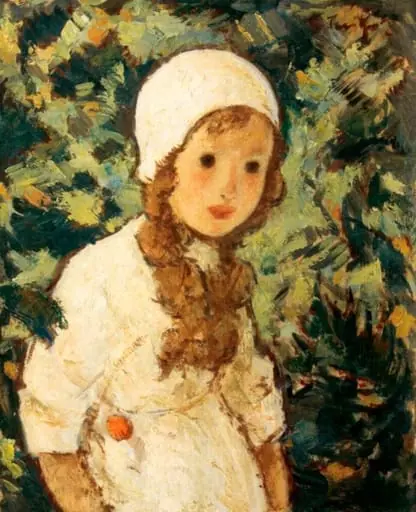 Fetița pădurarului, by Nicolae Tonitza
