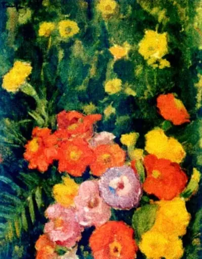 Flori și ferigă, by Nicolae Tonitza