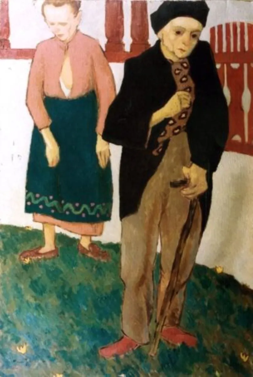 În azil, by Nicolae Tonitza, unspecified, 1921