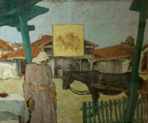 În mahala, by Nicolae Tonitza