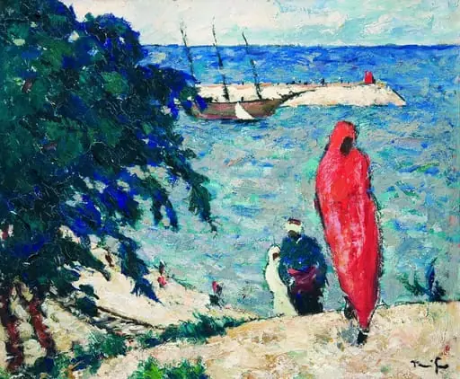 În Mangalia (Studiu), by Nicolae Tonitza