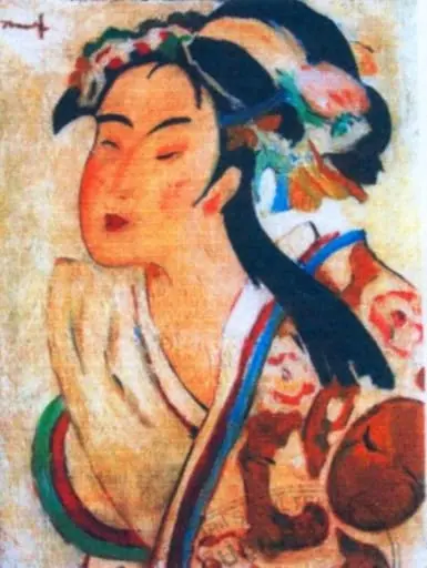 Japoneză, by Nicolae Tonitza