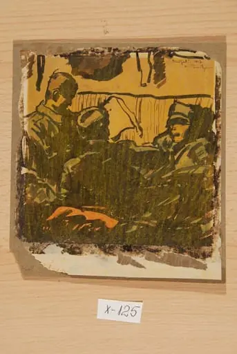Kirdjali - Prizonieri în lagăr, by Nicolae Tonitza