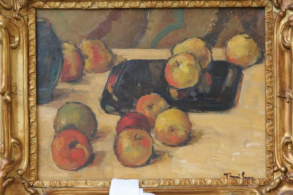 Natură moartă (Mere), by Nicolae Tonitza, unspecified