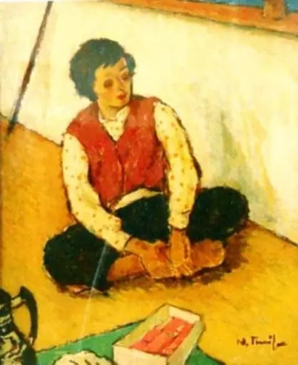 Negustorul cel mic, by Nicolae Tonitza