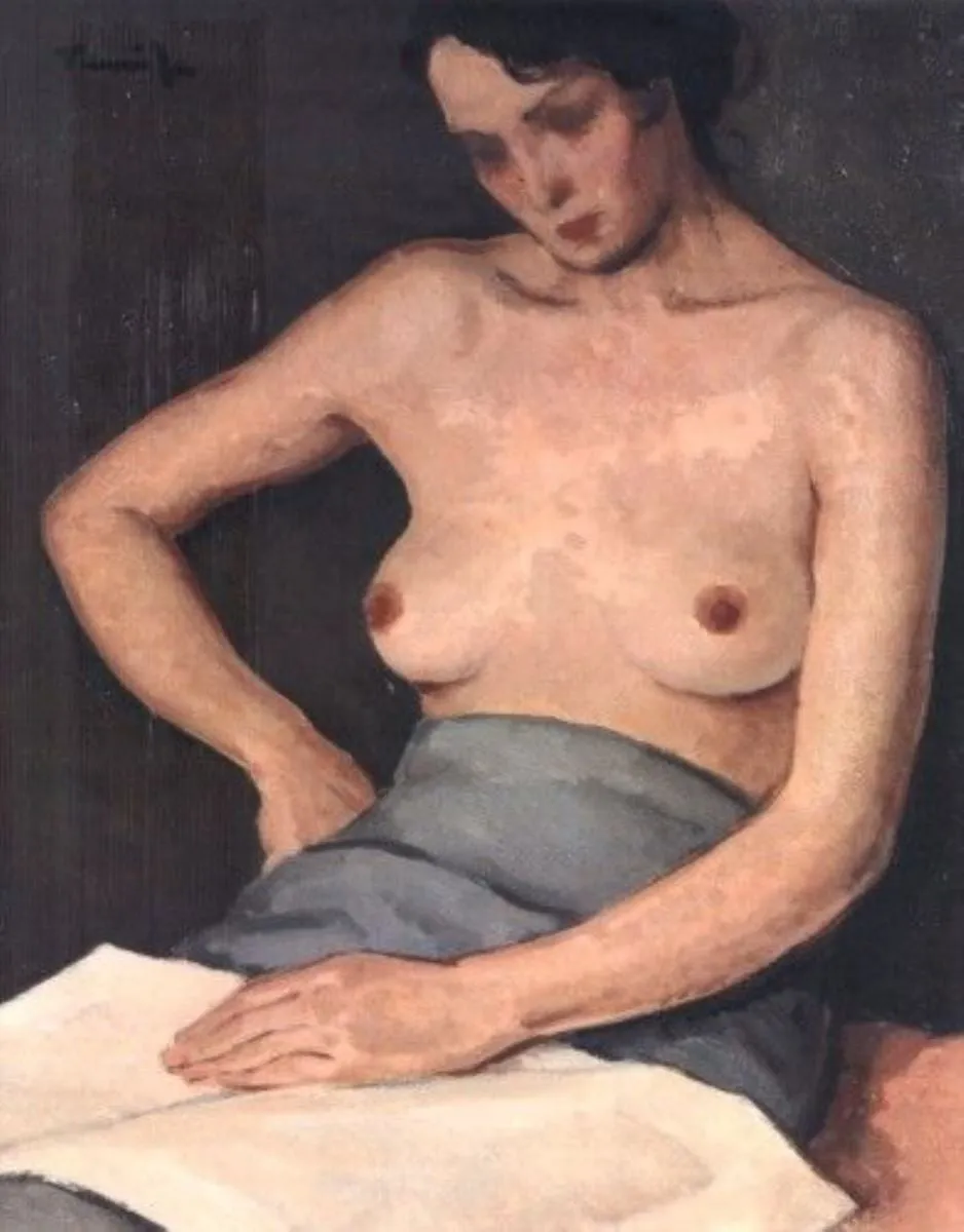 Nud, by Nicolae Tonitza, unspecified