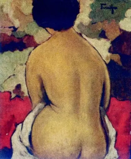 Nud - spate, by Nicolae Tonitza