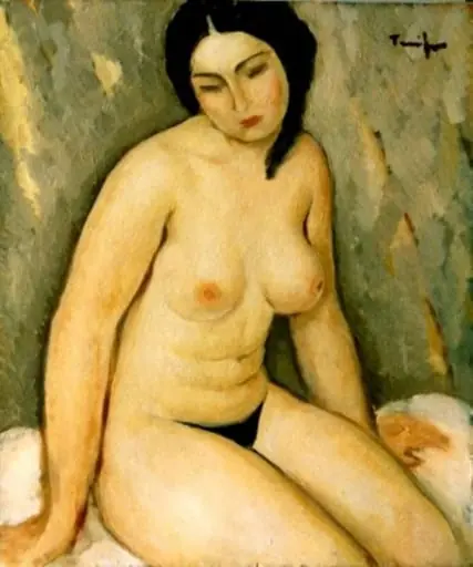 Nud (Studiu), by Nicolae Tonitza
