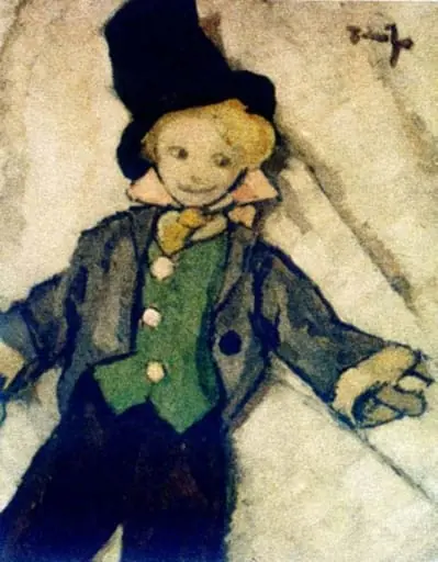 Păpușă (Dandy), by Nicolae Tonitza