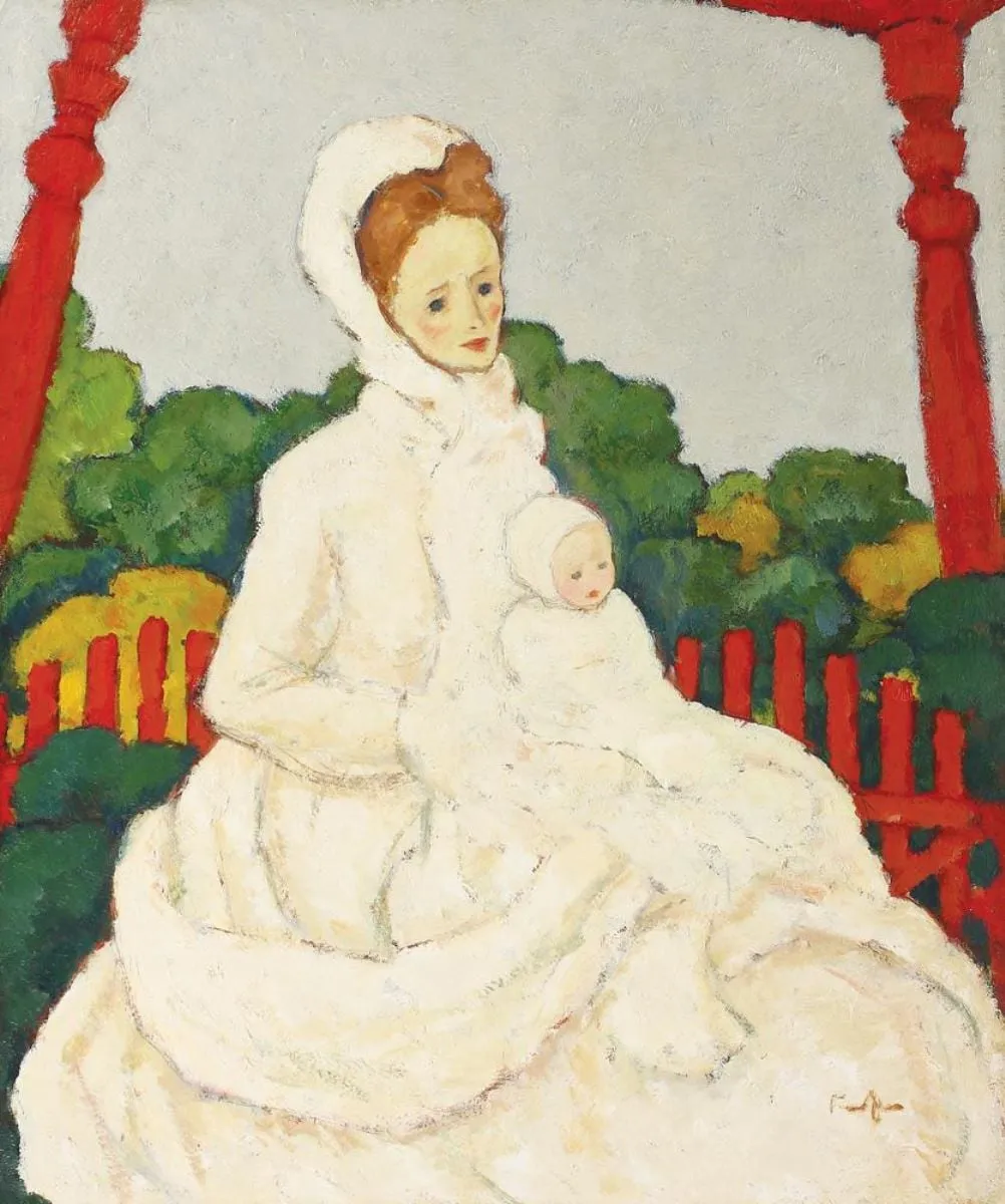 Pe veranda, by Nicolae Tonitza, unspecified