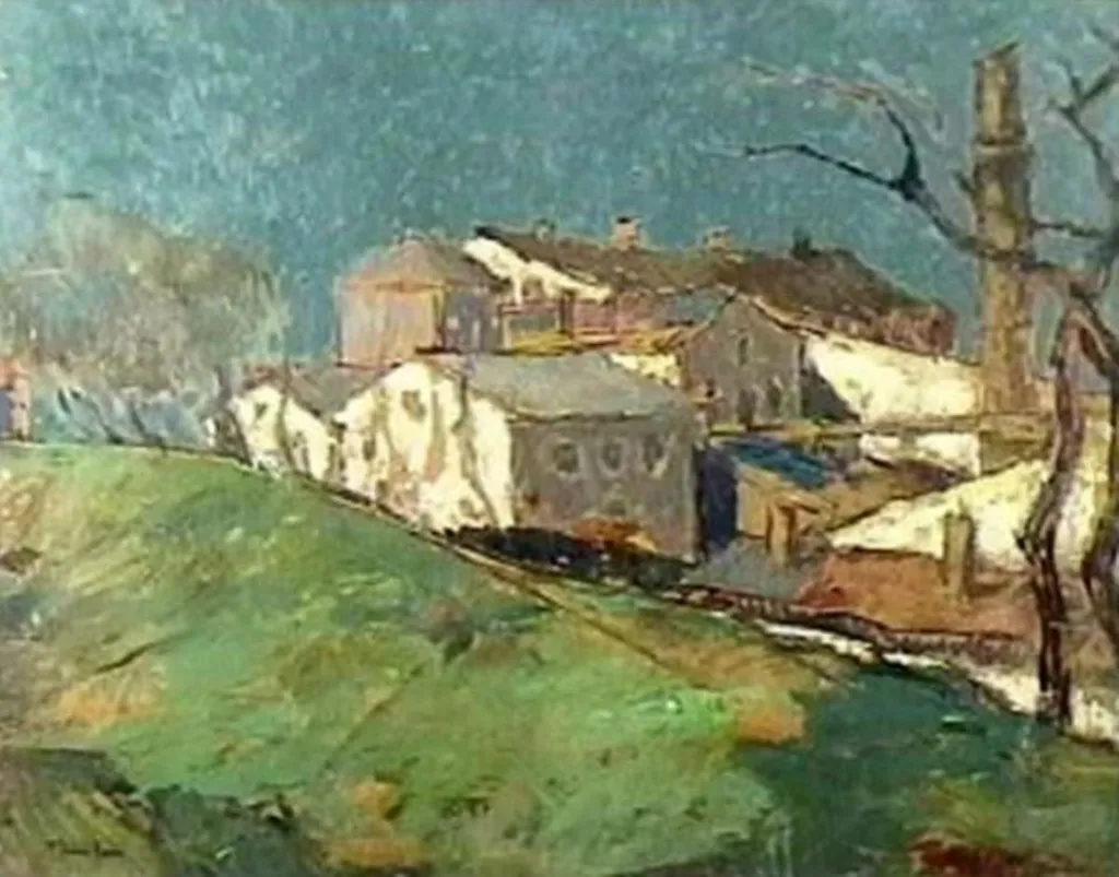 Peisaj cu moară veche, by Nicolae Tonitza, unspecified, 1920