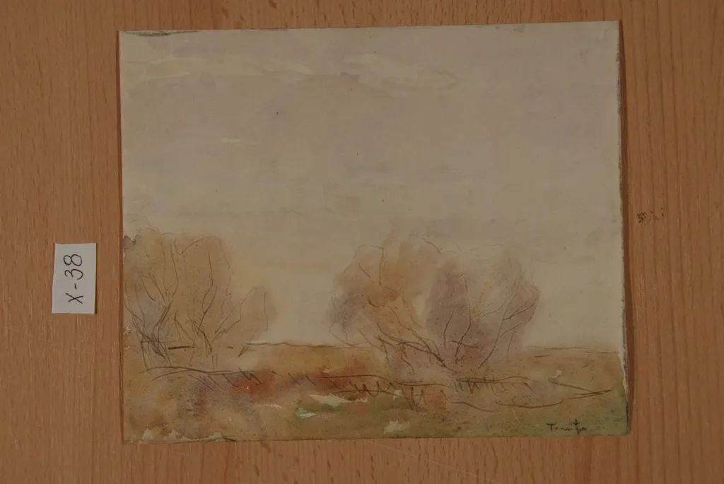 Peisaj de toamnă, by Nicolae Tonitza, 1923